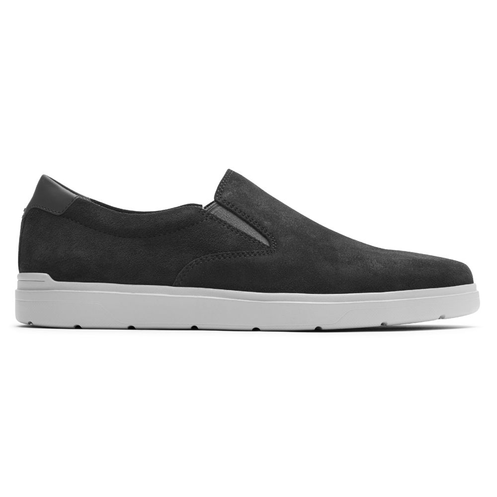 Rockport Sneakers For Mens Dark Grey - Total Motion Lite Slip-On - LQ4037912